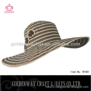 2013 Fashion Straw Ladies Floppy Summer Dress Hat for wedding beautiful